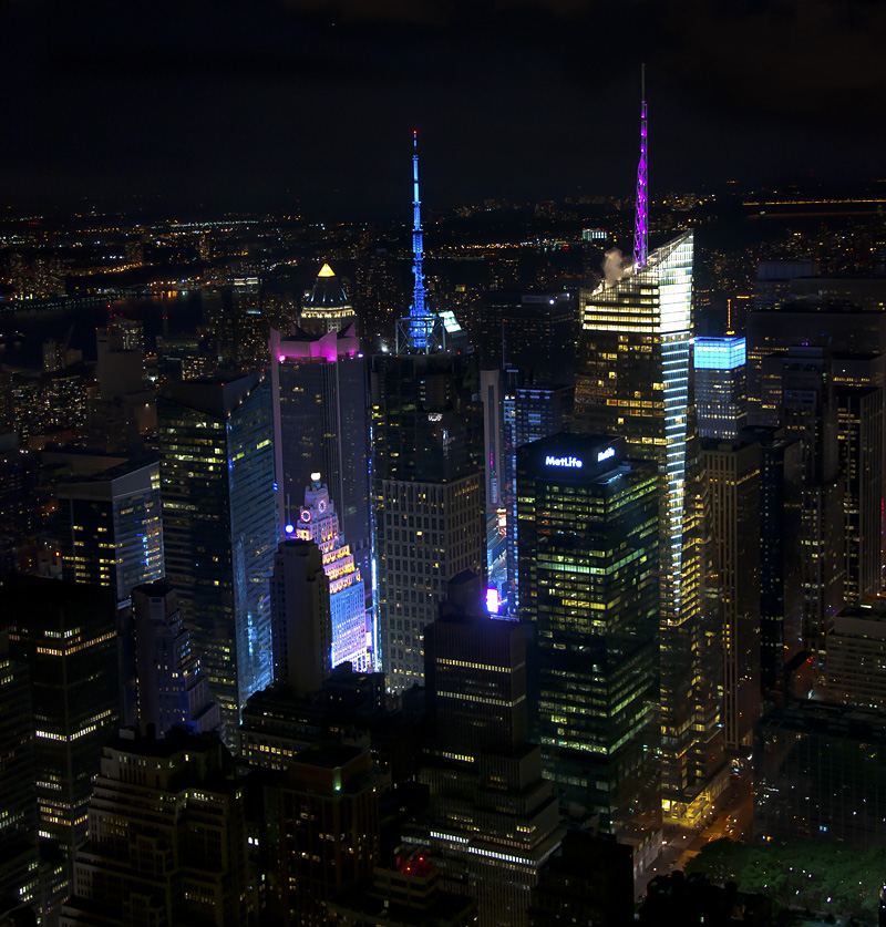 big city lights, NYC