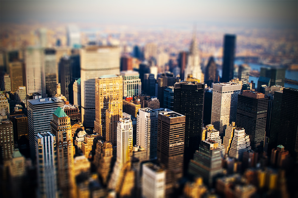Toy Manhattan: view from Empire State