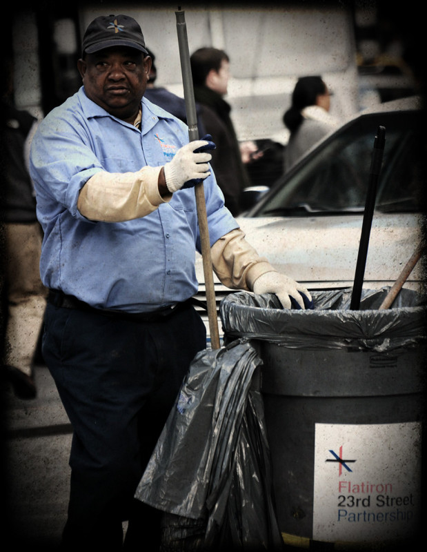 street cleaner, New York City